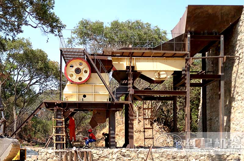PE-800×1060鄂破机现场 PE-800×1060鄂破机现场