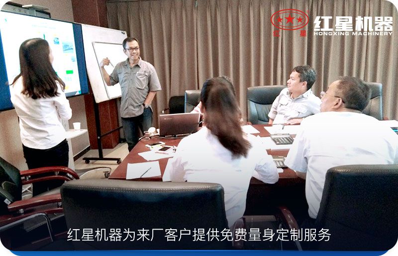 用户到车间参观石头制沙设备 用户到车间参观石头制沙设备