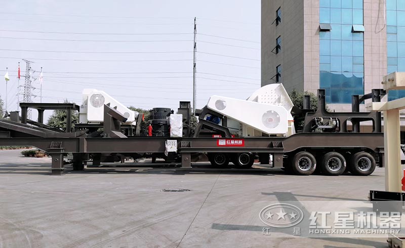 移动锤式青石粉碎机厂区图 移动锤式青石粉碎机厂区图