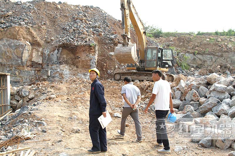 硬料岩石制砂新建加工厂原料实拍 硬料岩石制砂新建加工厂原料实拍
