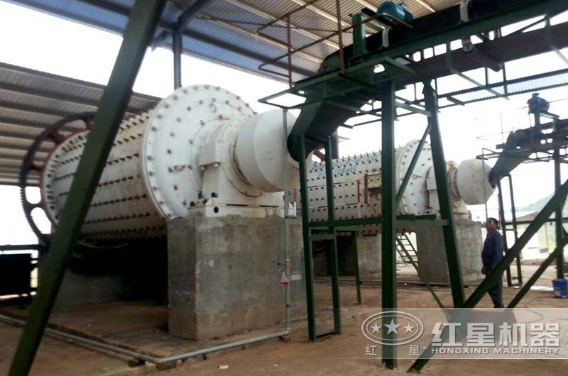 棒磨式制沙机石灰石加工现场 棒磨式制沙机石灰石加工现场
