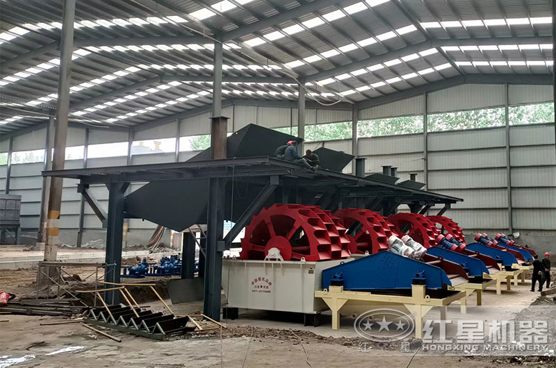 易彩堂洗砂机联合使用现场 易彩堂洗砂机联合使用现场