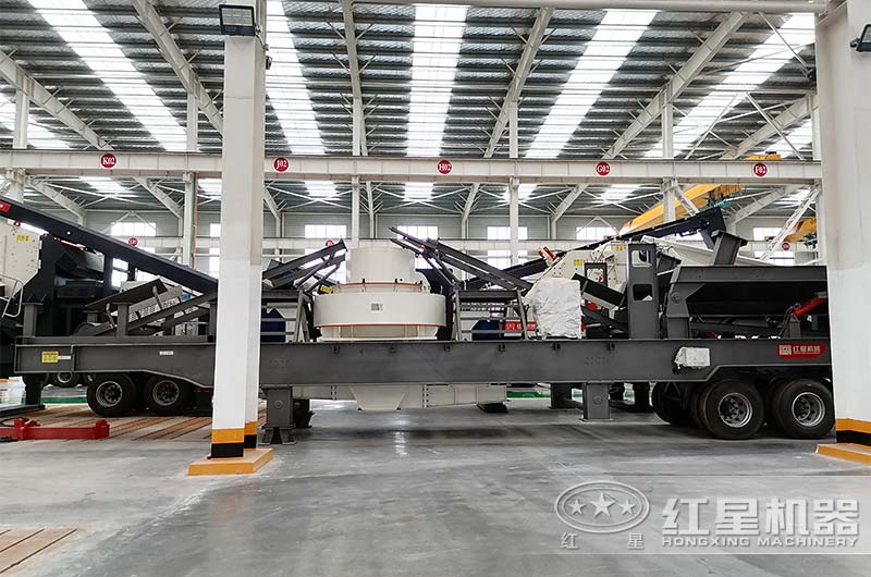 移动式制砂机车间实拍 移动式制砂机车间实拍