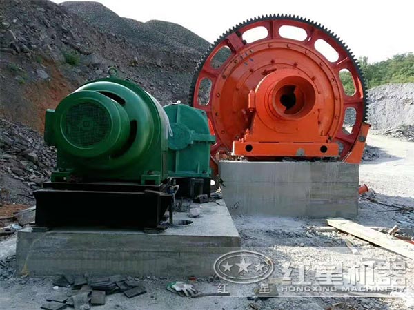 棒磨式制砂机现场 棒磨式制砂机现场