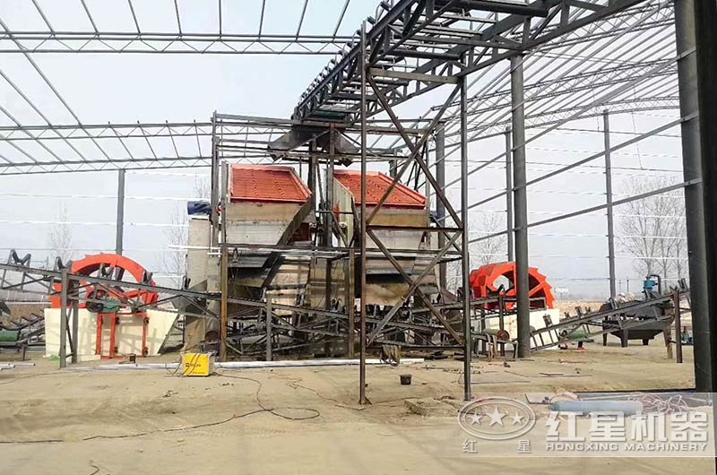 大型水洗沙机器现场实拍 大型水洗沙机器现场实拍