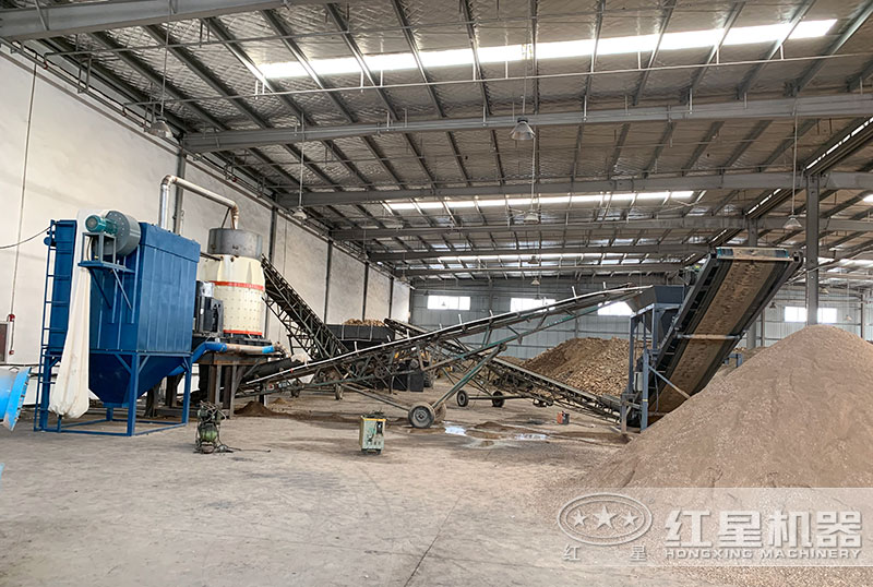 复合式制砂机生产现场 复合式制砂机生产现场