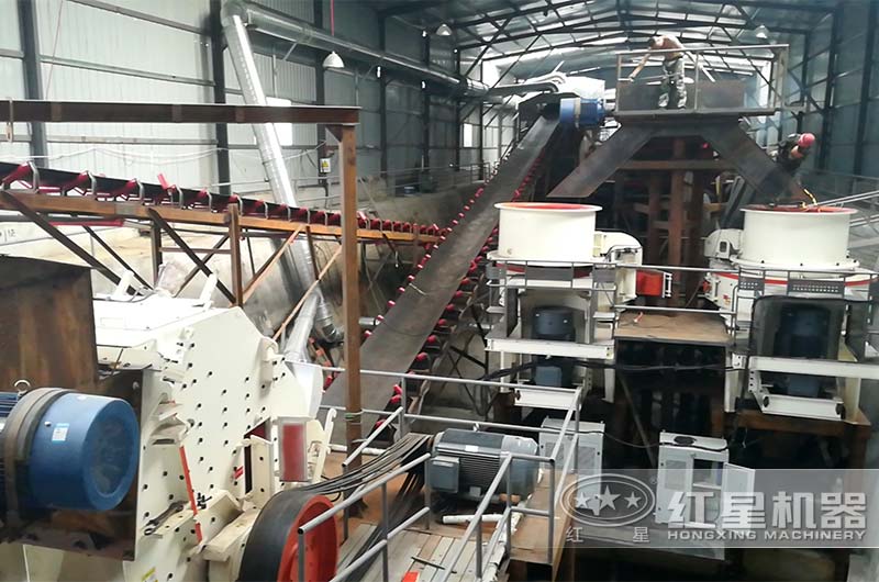 郑州日产10000吨以上的玄武岩石子生产线 郑州日产10000吨以上的玄武岩石子生产线