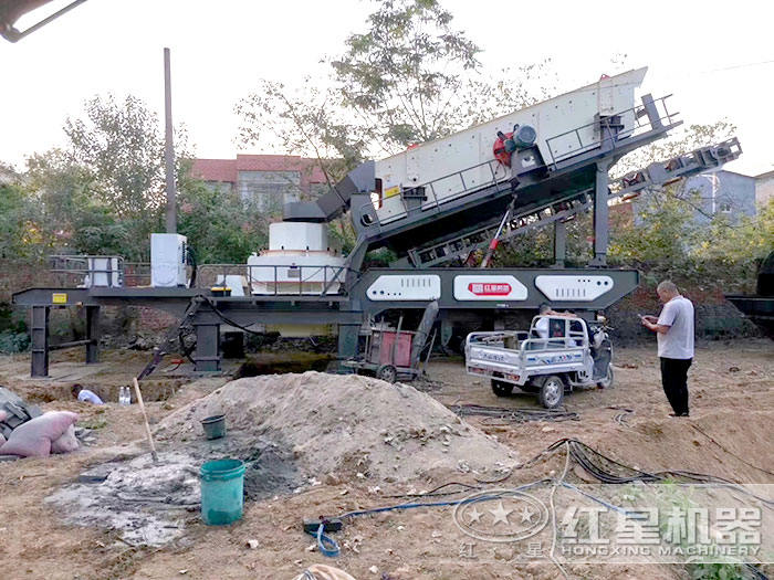 车载移动制砂机 车载移动制砂机