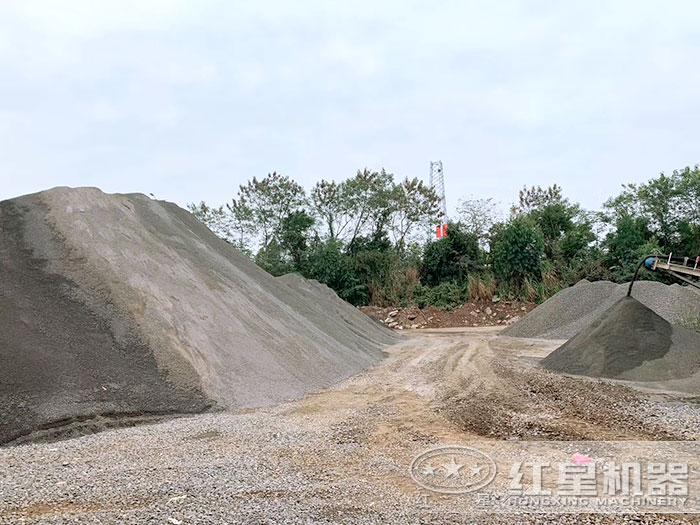 粉碎石头打沙机加工出的成品 粉碎石头打沙机加工出的成品