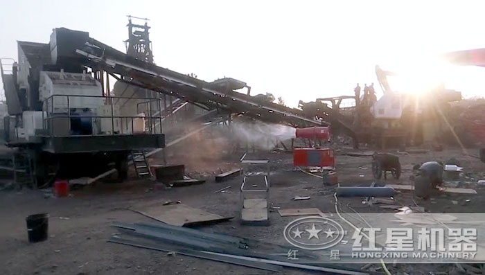 建筑垃圾回收粉碎机江西客户现场 建筑垃圾回收粉碎机江西客户现场