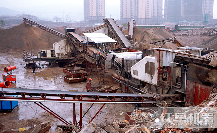 建筑垃圾处理现场 建筑垃圾处理现场