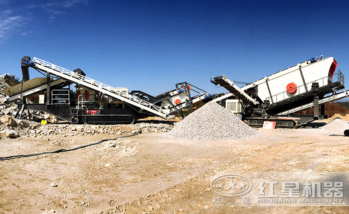 履带颚式破碎机+履带圆锥式破碎机 履带颚式破碎机+履带圆锥式破碎机