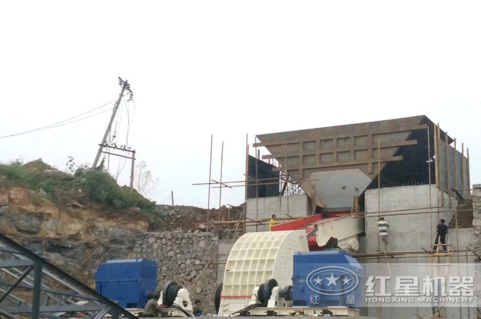 锤式石子机现场 锤式石子机现场