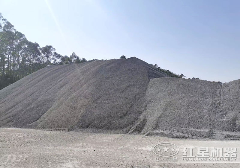 砂石场成品区 砂石场成品区