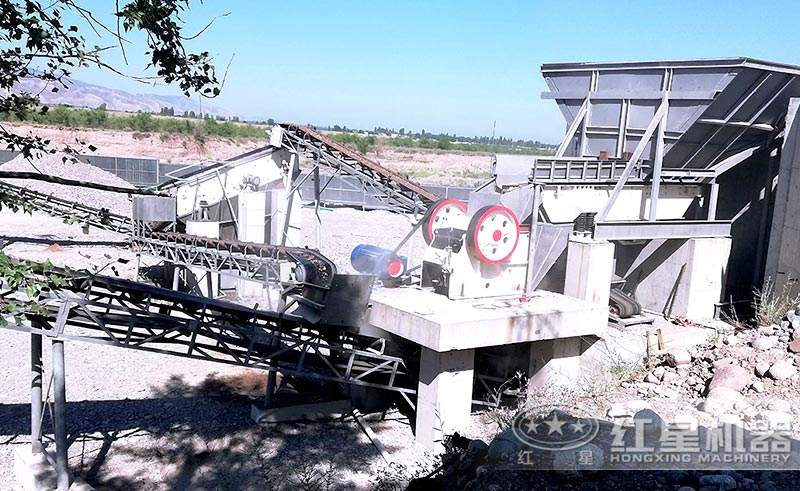 颚式碎石子现场 颚式碎石子现场