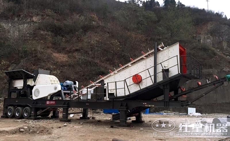 移动锤式破碎生产线 移动锤式破碎生产线