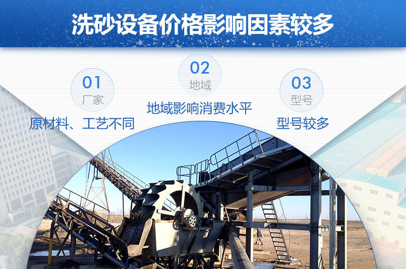 影响洗砂设备价格的因素有很多 影响洗砂设备价格的因素有很多