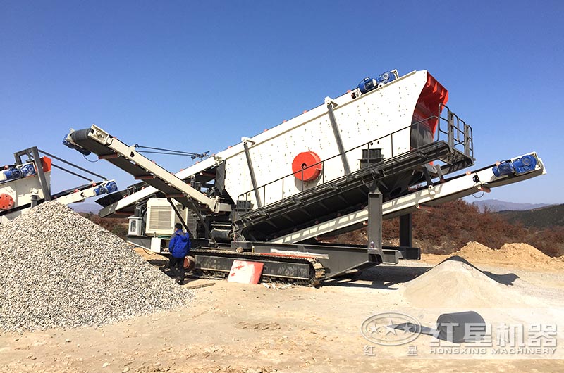 履带式移动环保制砂生产线 履带式移动环保制砂生产线