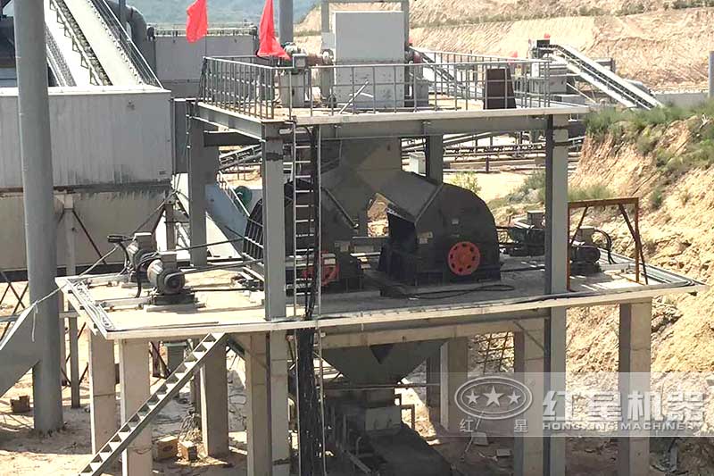 石灰石制砂生产现场 石灰石制砂生产现场