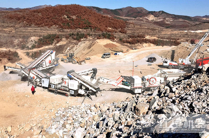 大型化制砂厂生产现场 大型化制砂厂生产现场