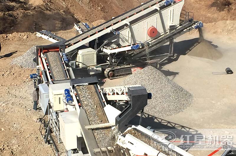 移动式花岗岩生产现场 移动式花岗岩生产现场