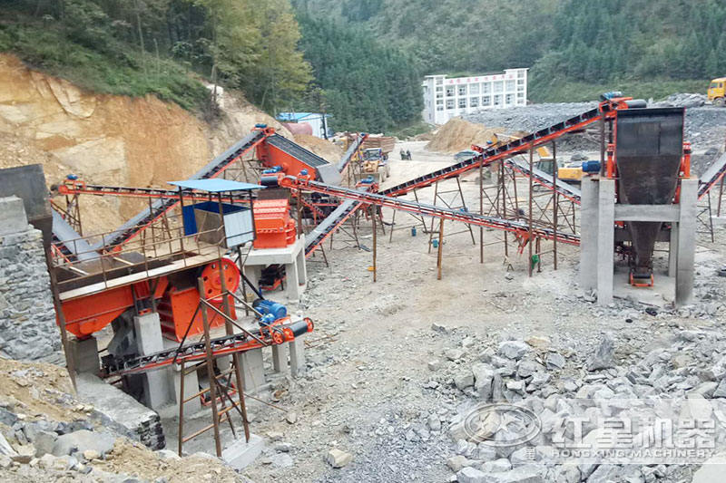 小型打石制砂机现场 小型打石制砂机现场