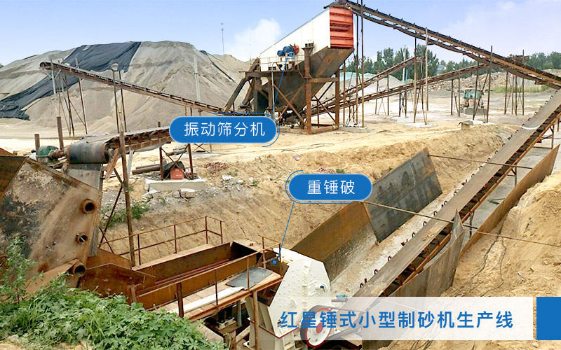 易彩堂小型固定式制砂生产线 易彩堂小型固定式制砂生产线