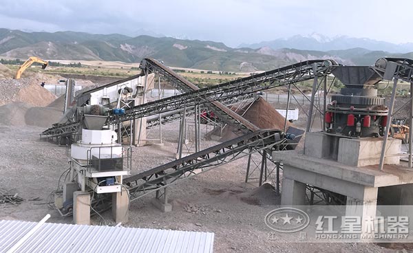 易彩堂制砂生产线客户现场 易彩堂制砂生产线客户现场