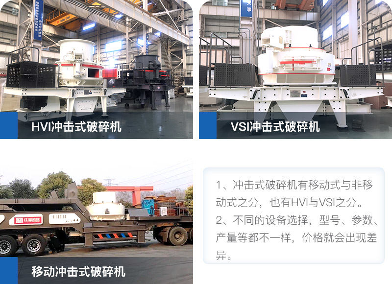 冲击式破碎机设备不同价格不同 冲击式破碎机设备不同价格不同