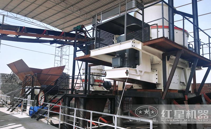 冲击式破碎机现场图 冲击式破碎机现场图