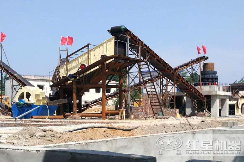 时产500吨制砂洗砂现场 时产500吨制砂洗砂现场
