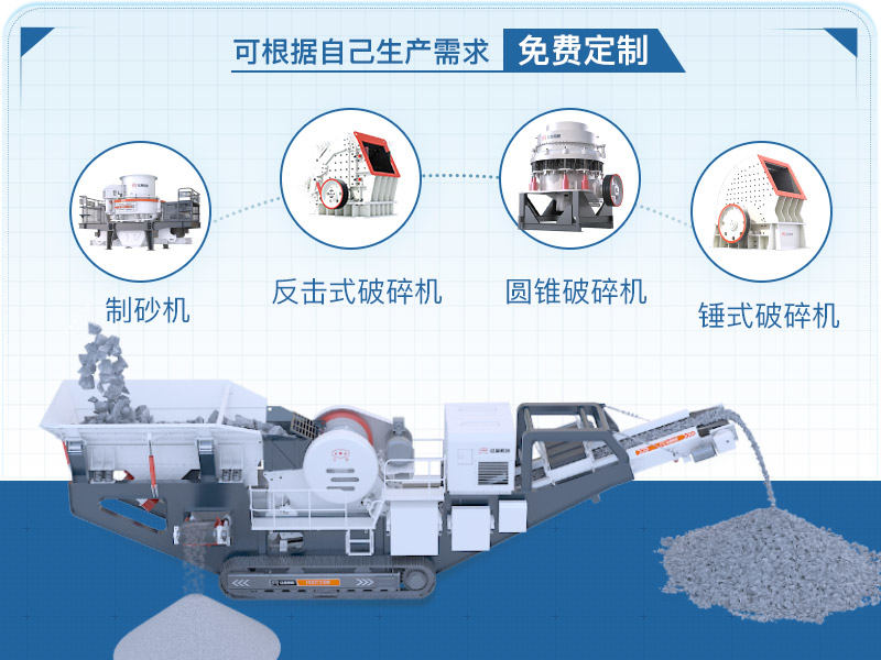 移动制砂机一体式多种搭配 移动制砂机一体式多种搭配