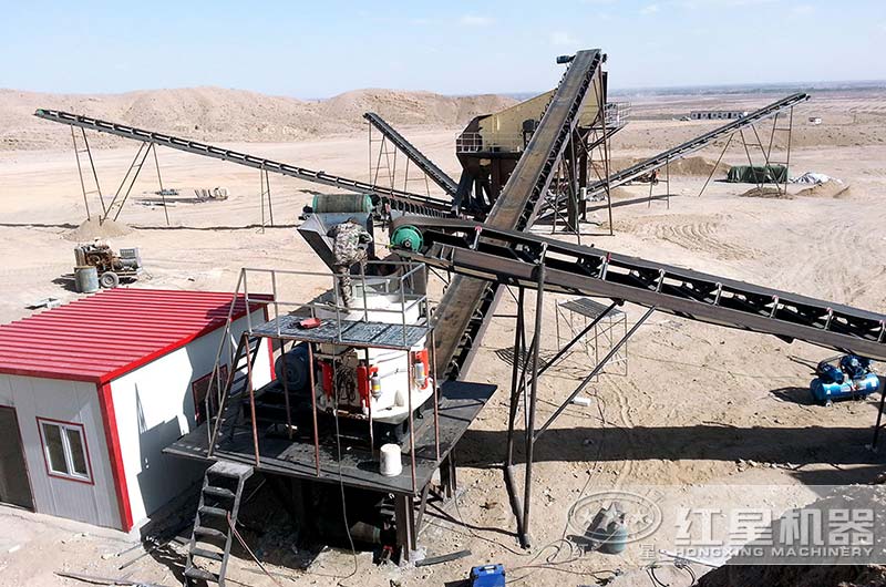 小产量碎石生产现场 小产量碎石生产现场