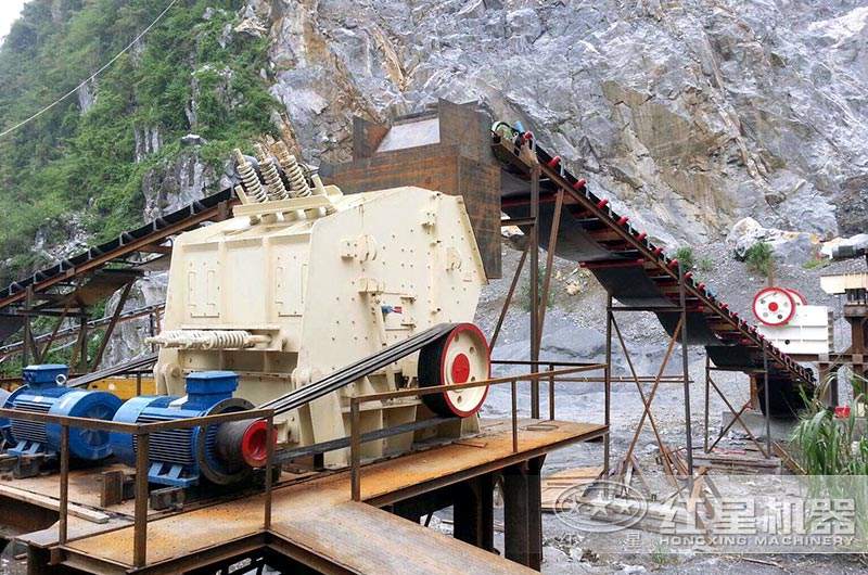 中产量碎石生产现场 中产量碎石生产现场