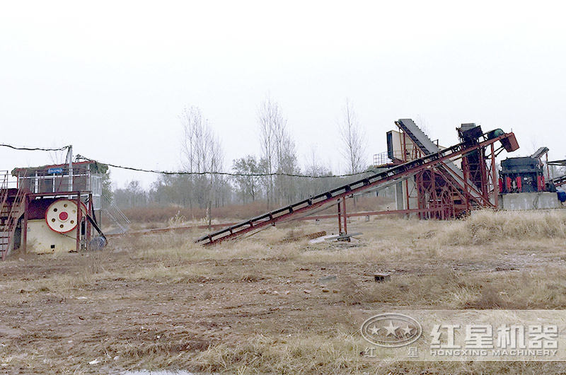 花岗岩破碎生产线 花岗岩破碎生产线