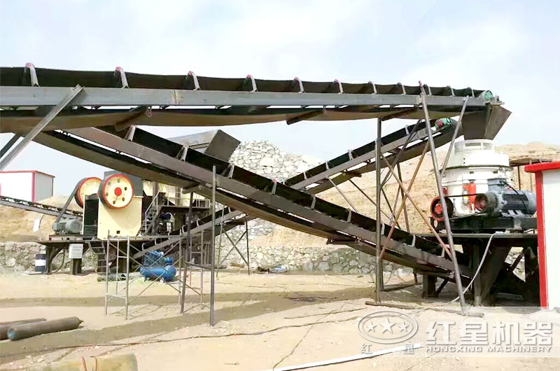花岗岩破碎生产线 花岗岩破碎生产线