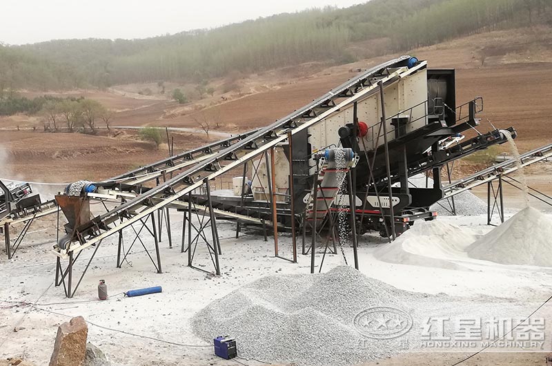 移动式制砂生产现场 移动式制砂生产现场