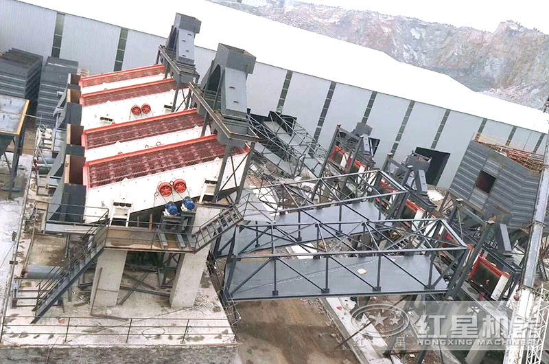 筛分机生产线现场 筛分机生产线现场