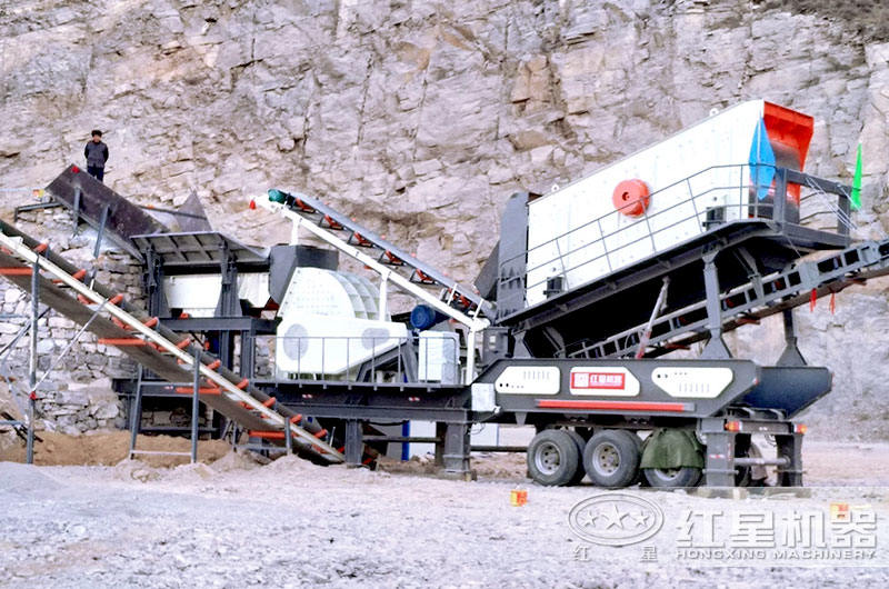 移动矿山粉碎机现场 移动矿山粉碎机现场