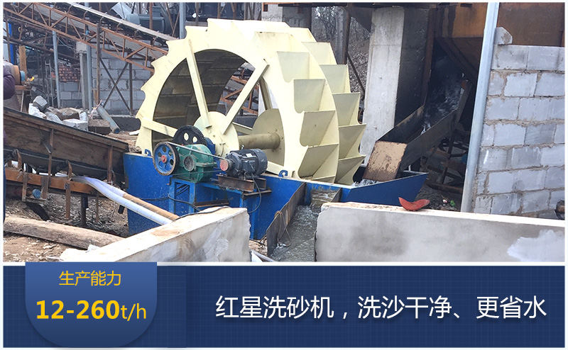 轮斗洗砂机现场 轮斗洗砂机现场