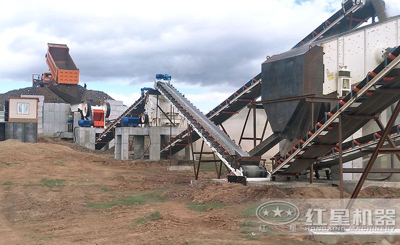 时产350吨硅矿破碎生产线 时产350吨硅矿破碎生产线