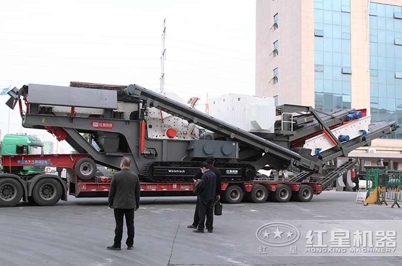 移动式粉碎沙一体机发货 移动式粉碎沙一体机发货