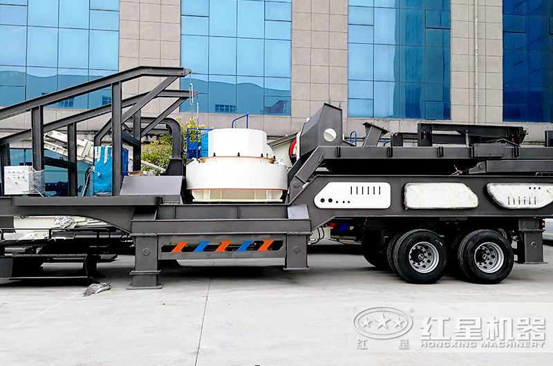 轮胎式移动制砂机图片 轮胎式移动制砂机图片