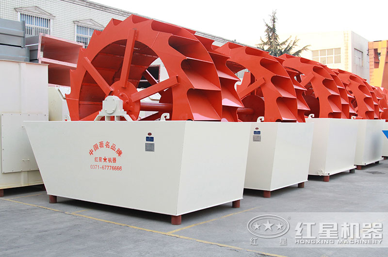 石子生产线洗砂设备之轮斗洗砂机 石子生产线洗砂设备之轮斗洗砂机