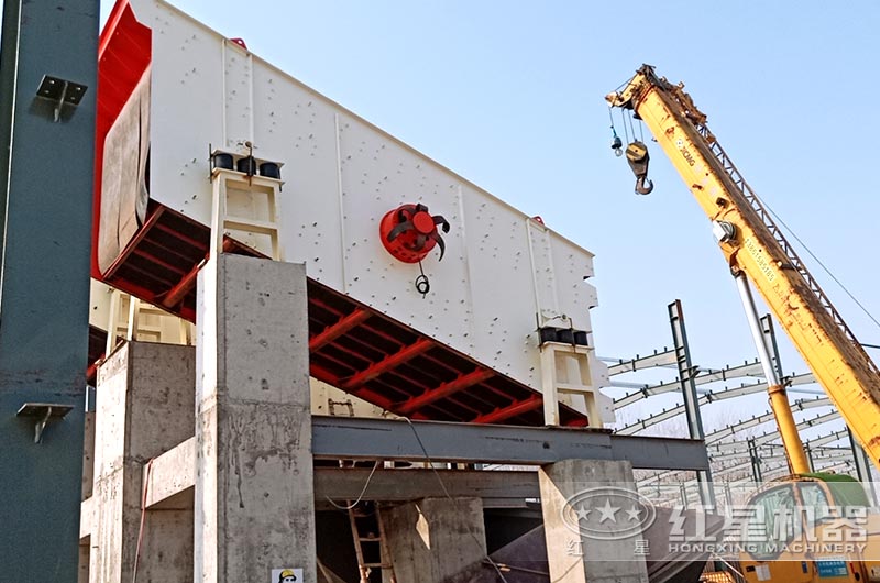 振动筛作业现场图 振动筛作业现场图