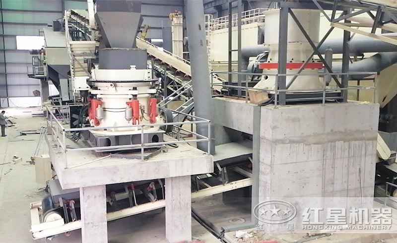 砂石骨料生产现场 砂石骨料生产现场