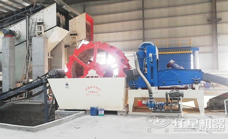 环保洗砂机现场 环保洗砂机现场