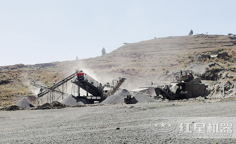 移动制砂机现场 移动制砂机现场