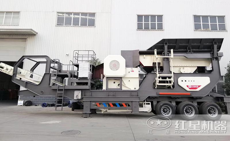 轮胎移动制砂机 轮胎移动制砂机