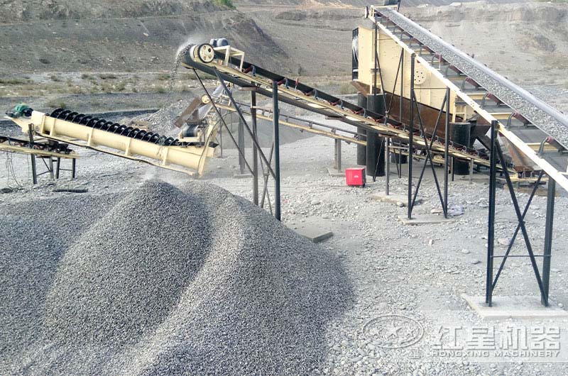石子破碎生产线现场 石子破碎生产线现场